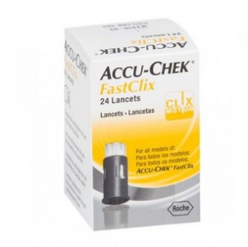 LANCETAS ACCU-CHEK FASTCLIX C/ 24 UNIDADES